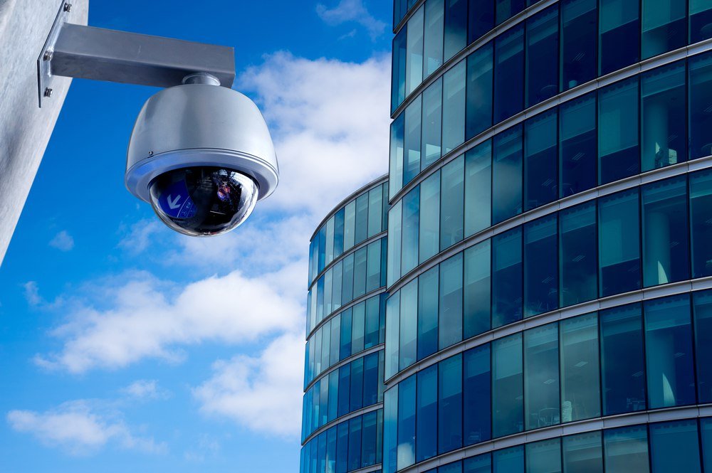 CCTV camera installed by Dorset Electrical Solutions across Dorset